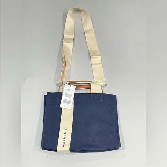 MARHEN. J Rico Mini canvas tote classic navy - Picture 6 of 6